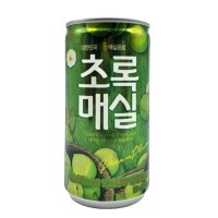 Напиток безалкогольный Зеленая слива Woongjin, ж/б 180 мл