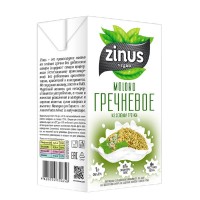 Mолоко Гречневое Zinus Vegan из зеленой гречки, 1 л