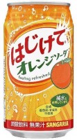 Напиток газированный Сангария со вкусом апельсина, 350 мл, ж/б, Япония