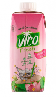 Кокосовая вода с семенами лотоса VICO Fresh, 330 мл