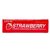Жевательная резинка Lotte Gum Клубника 12,5 гр