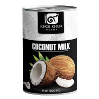 Кокосовое молоко, жирн. 17-19%, 400 мл, KHOB KHUN Siam, Таиланд