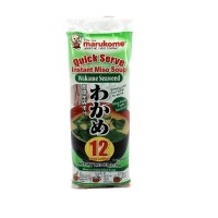 Мисо-суп с водорослями вакамэ «Марукомэ», 12 порций , 216 гр, Япония