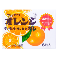 Жевательная резинка MARUKAWA Апельсин, 9,5 гр (6шт)