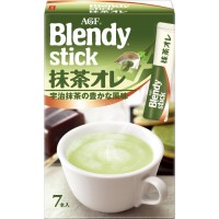 Чай зеленый с молоком растворимый стик AGF 12*7, 84  г