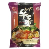 Лапша Удон со вкусом морепродуктов Seafood Flavor Fresh Udon, 212 гр