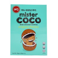 Печенье мини кокосовое "Мистер Коко" оригинальное, 80 г