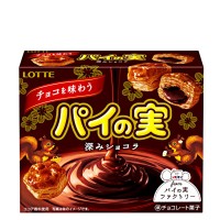 Печенье слоеное Pie No Mi Lotte с темным шоколадом, 73 гр