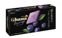 Шоколад молочный Гана Марьяж вкус голубики Lotte, 64 гр