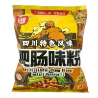 Лапша б/п рисовая со вкусом свиных потрошков Baijia, 108 г